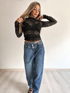 Lace Long Sleeve Top